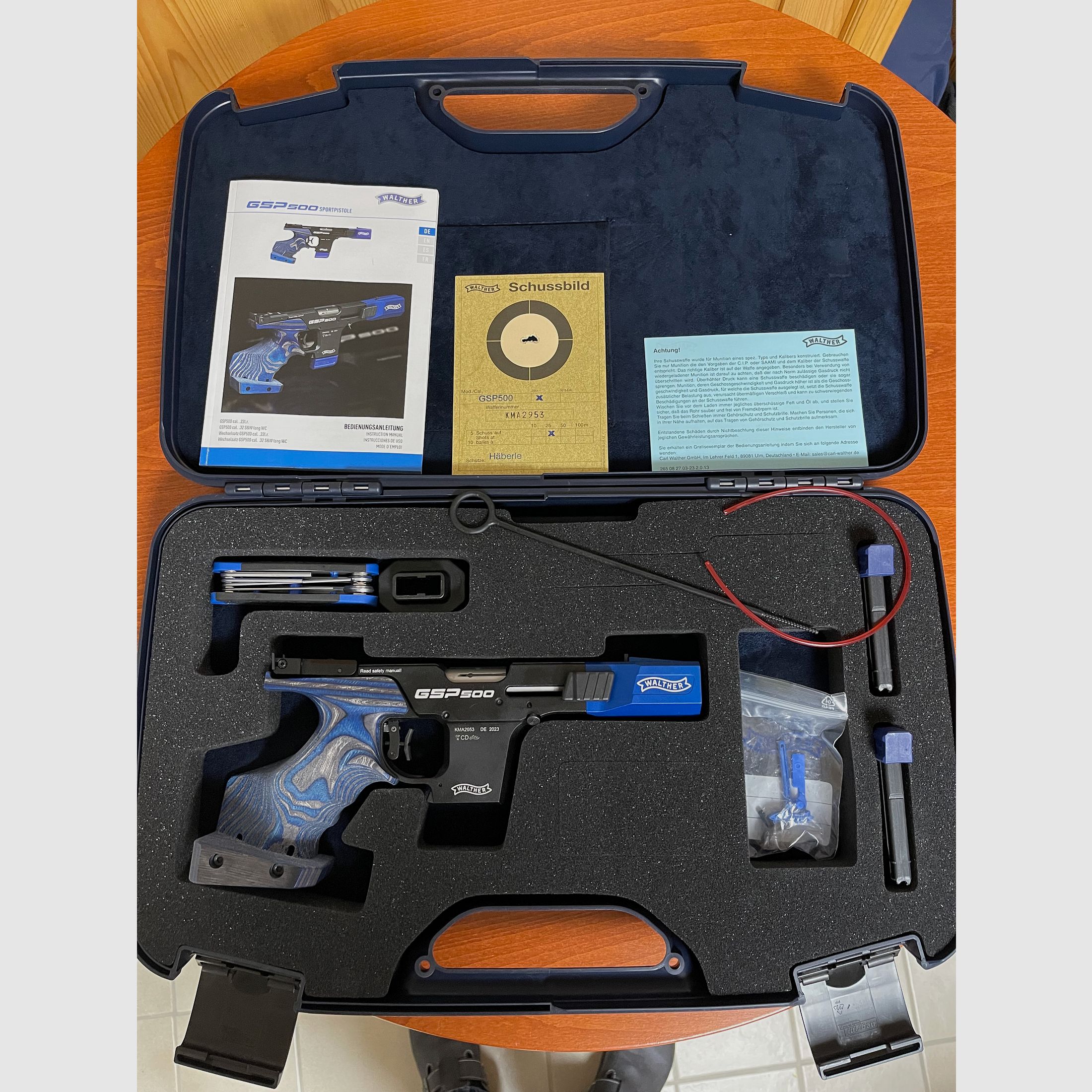 Walther GSP 500. Classic. re Gr. L 