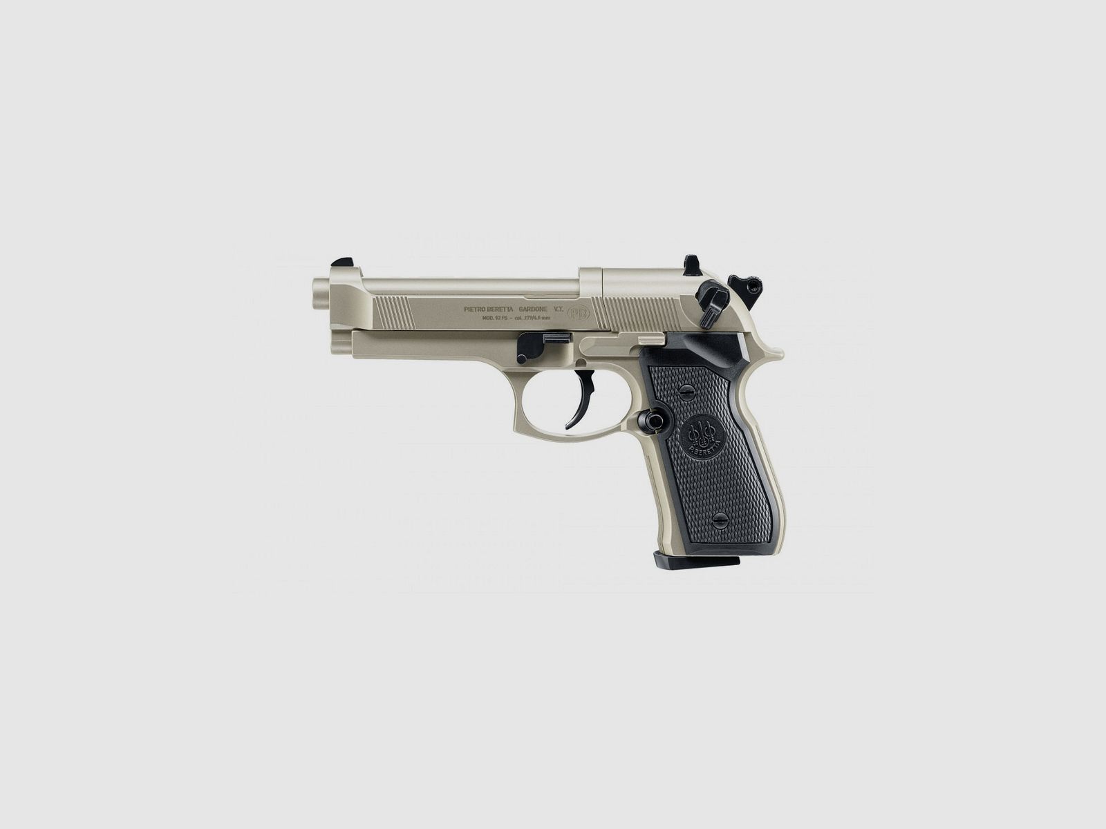 Umarex Beretta 92 FS Kal. 4,5mm Nickel, Bild 2 von 3