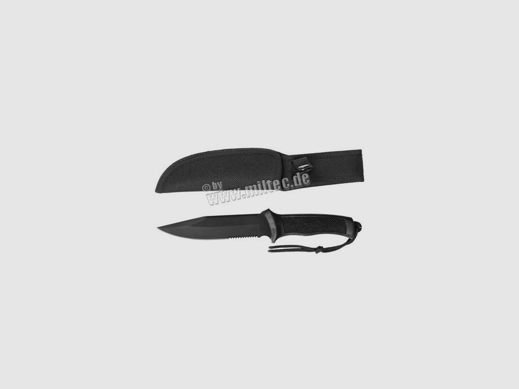 Kampfmesser schwarz