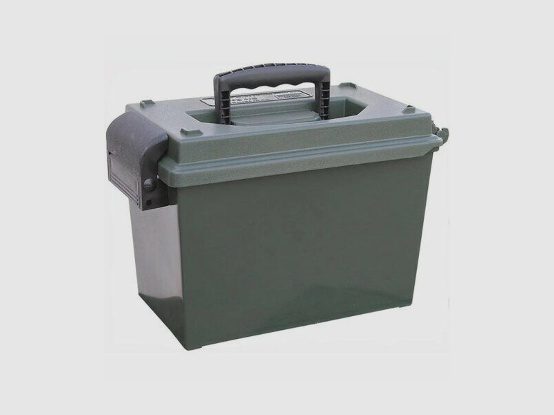 MTM Dry-Box Munitionsbox mit Scharnier dunkelgrün