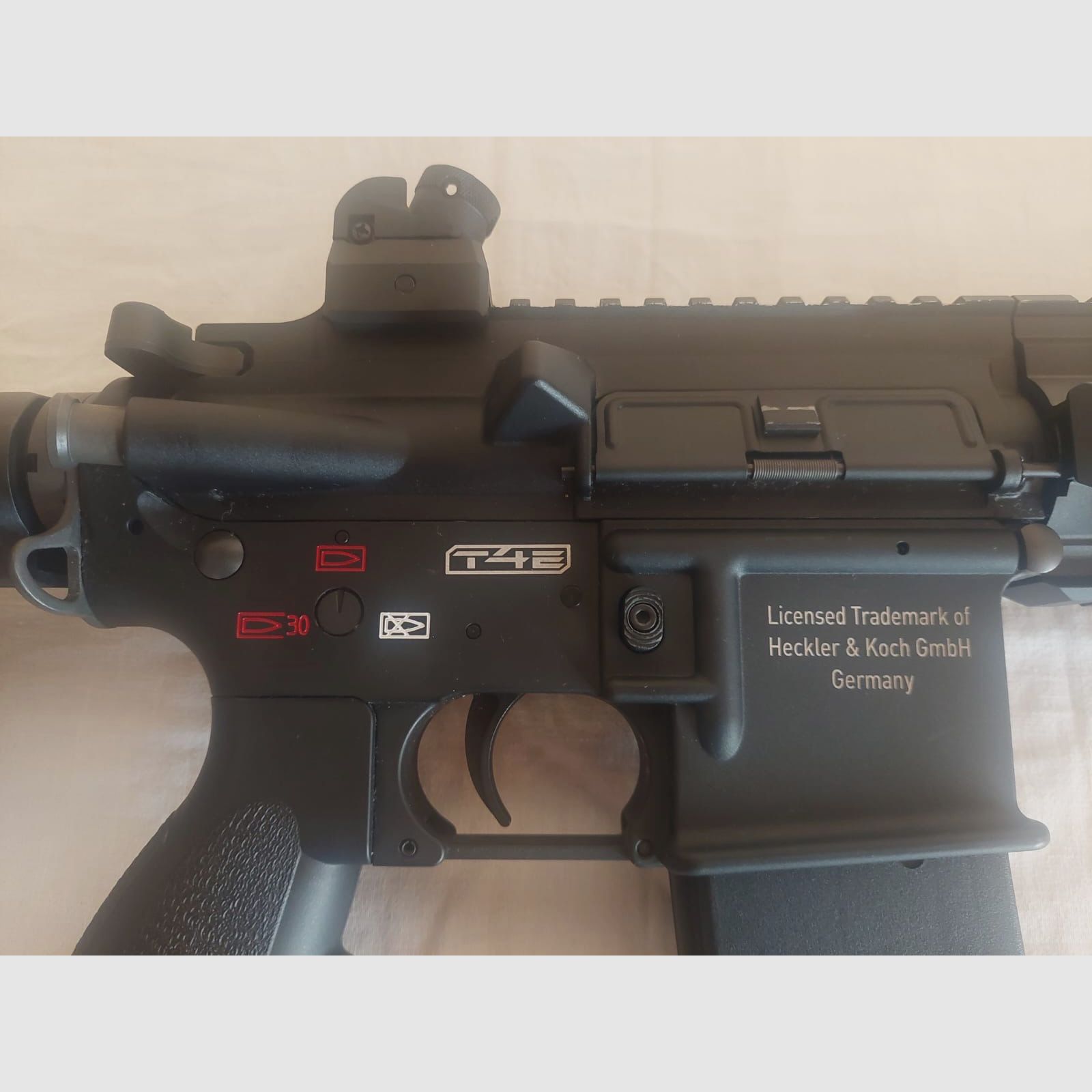 Umarex T4E/ HK416 D RAM Kal 43 met accessoires