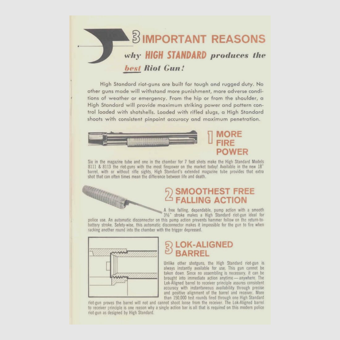 High Standart K-1200 18-7 Riot 12 Ga