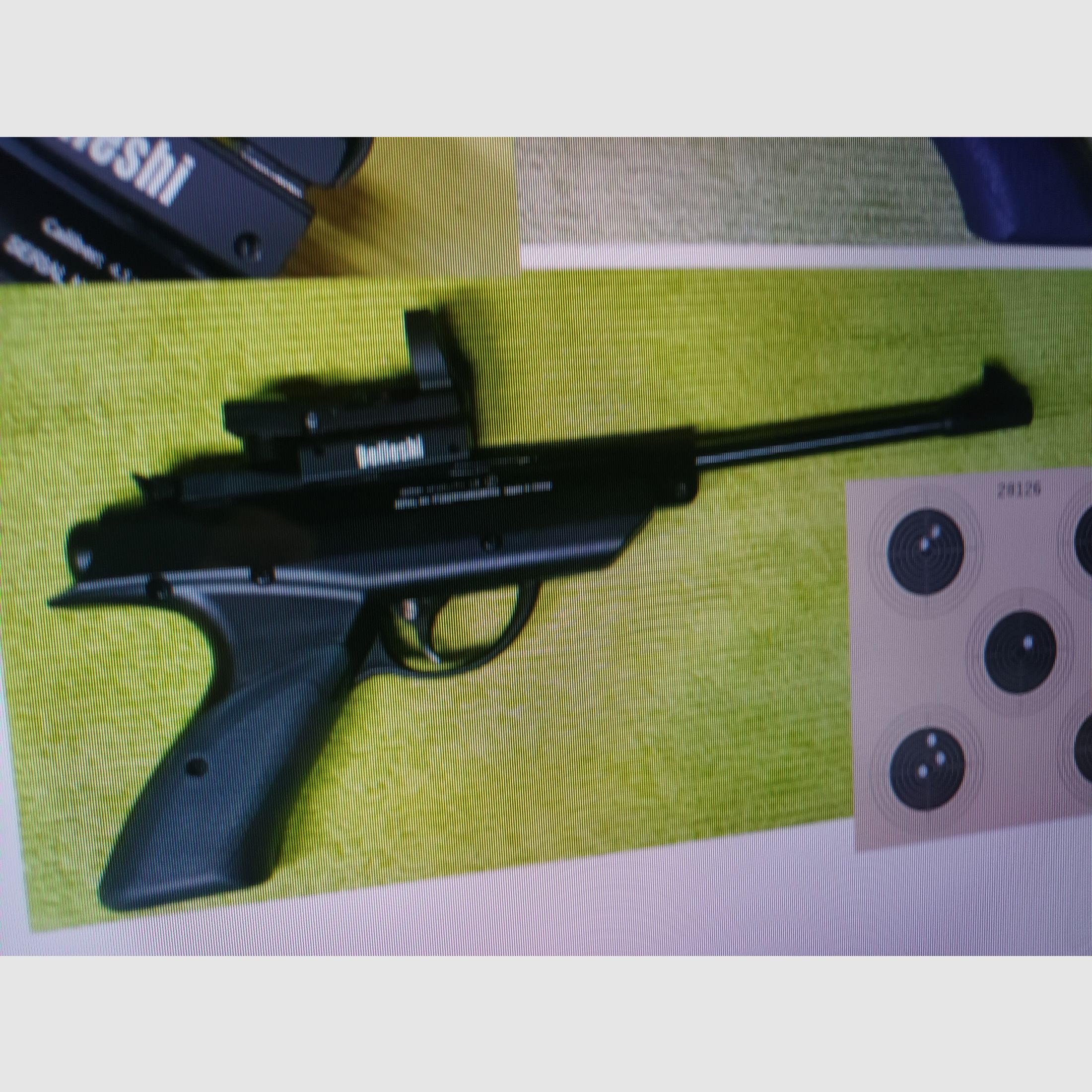 PISTOLET À AIR COMPRIMÉ ___ COMME NEUF ___ Cal. 4,5 (.177) ___ PC + Viseur point rouge ___ ÉTAT IMPECCABLE, image 4 sur 4