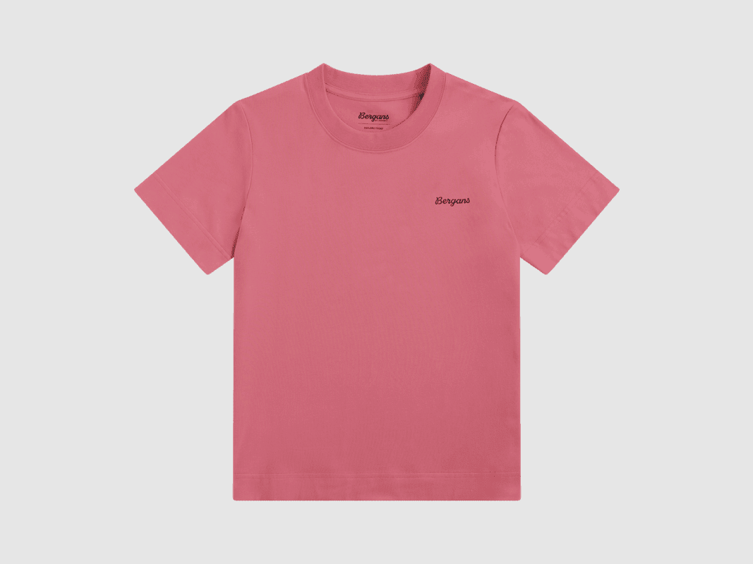 Bergans Graphic Cotton Tee Women Cherry Blossom/Black De Faar XS