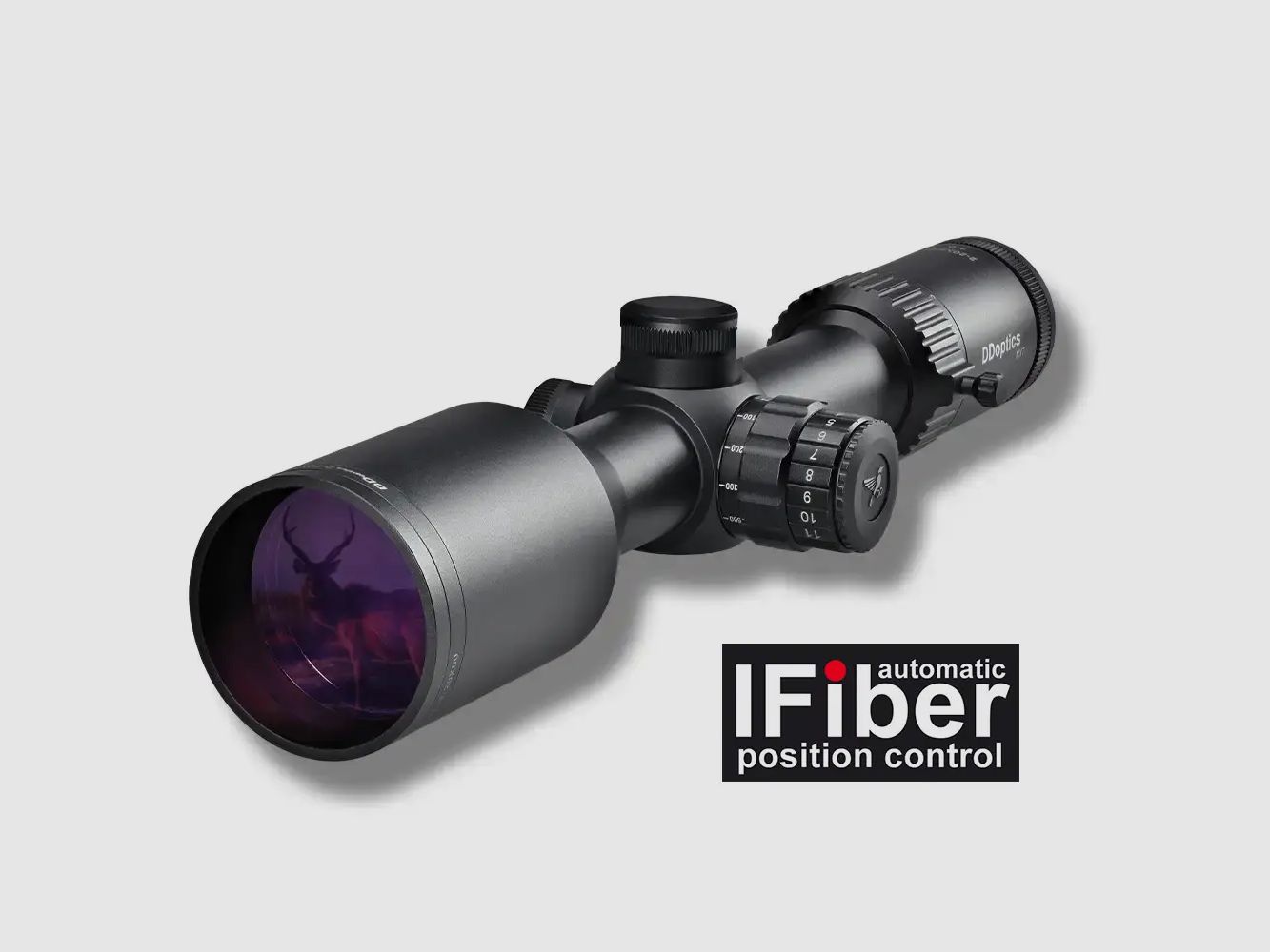 DDoptics Zielfernrohr | V10 2-20x50 NXT | MRAD | A4N | mit automatischem Fiber