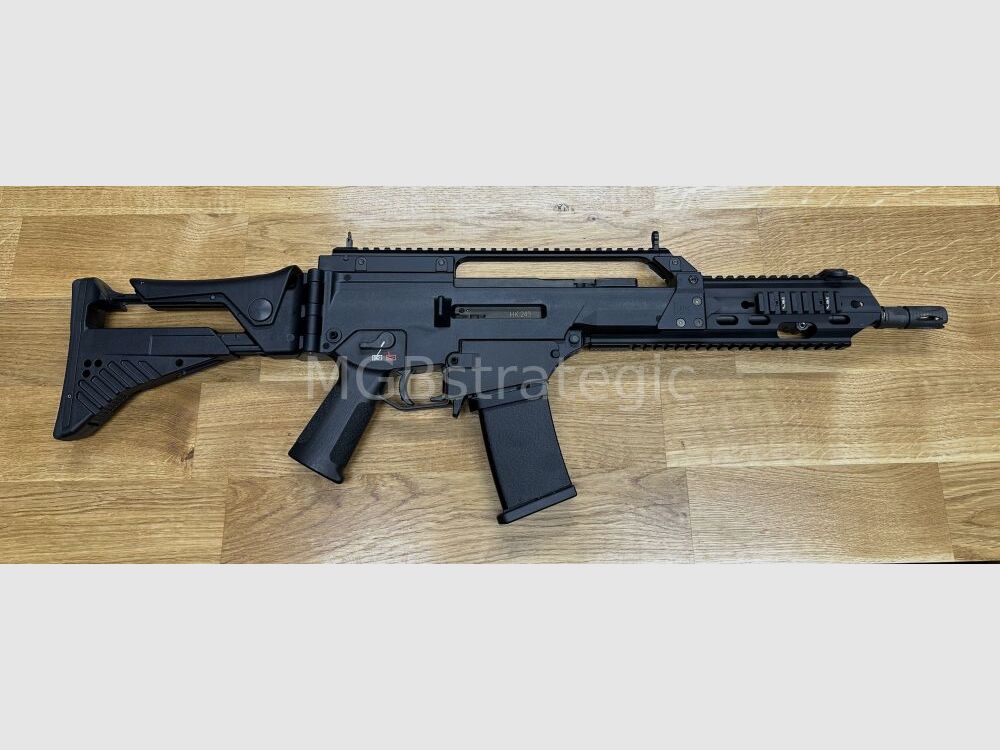 Heckler & Koch MGB243K Limited Edition halfautom. geweer .223Rem HK243 in "G36K" looplengte Limited Edition door MGB - klapstok - civiele versie van de H&K G36KA4 G36K