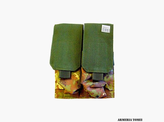Bolsa con 2 Porta-Cargadores Dobles Vegetato Italiano