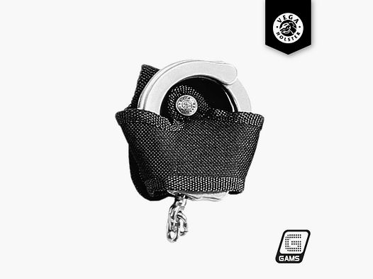 Porta manette aperto in cordura con pulsante di sicurezza – VEGA