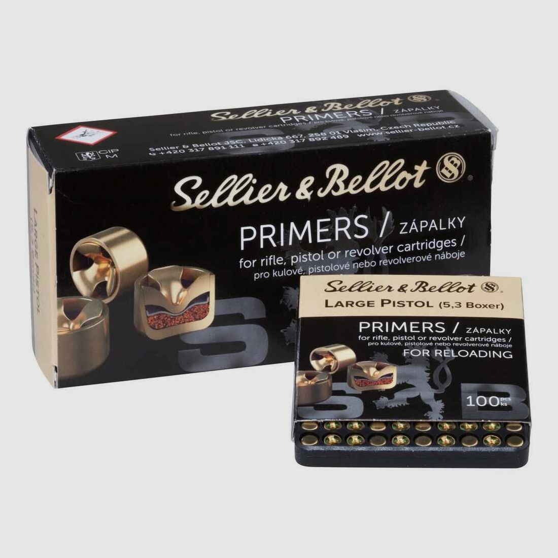 Zündhütchen Large Pistol Sellier & Bellot