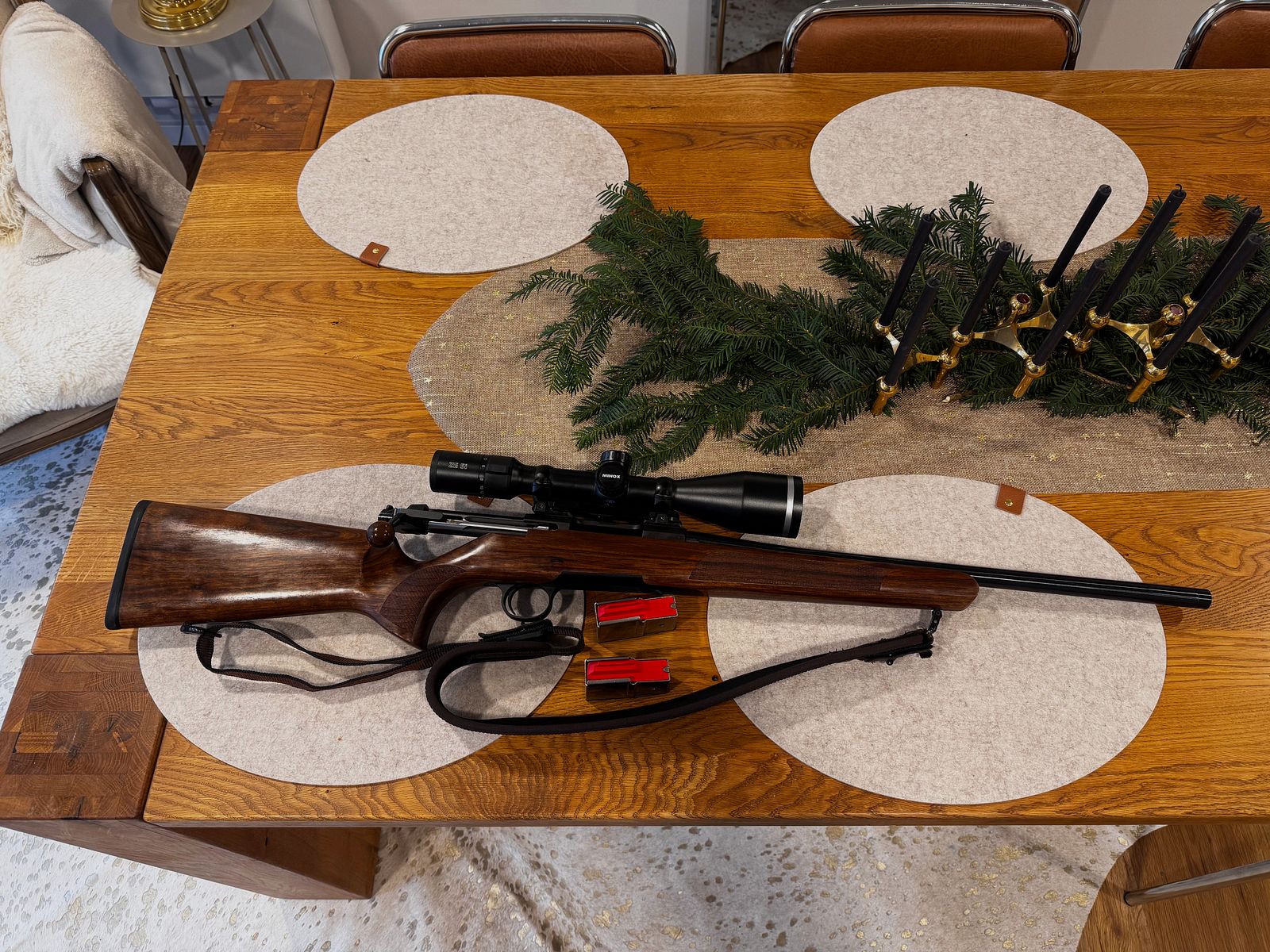 Steel Action HS .308 Win mit Minox ZE 5i 3-15x56 und Dentler Montage