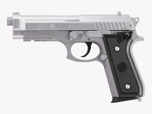 Cybergun PT92 H.P.A. Silber, < 0,5 J, Federdruck