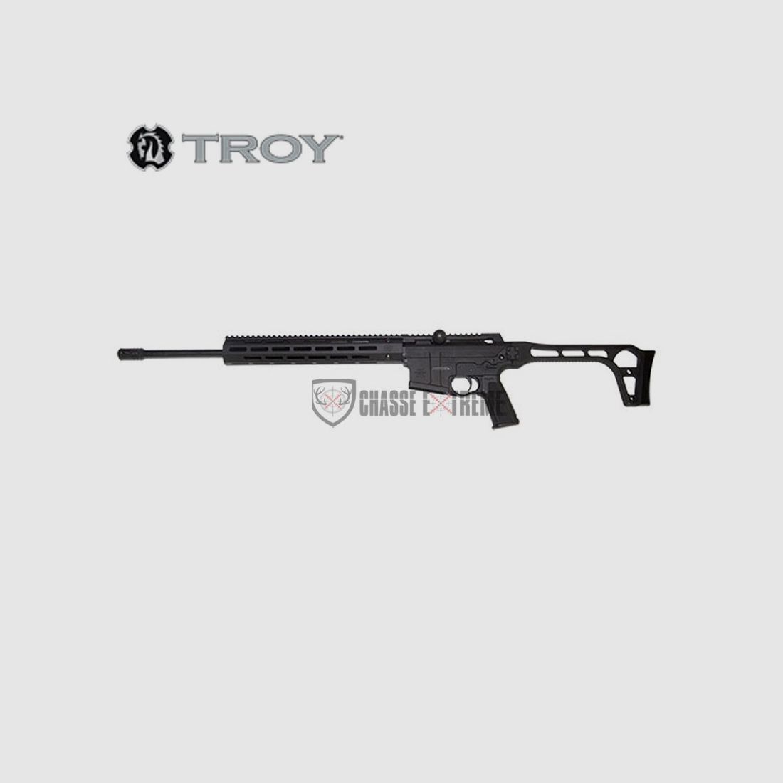 Fucile a trazione lineare TROY Azione laterale 18'' Cal. 222 Rem, immagine 2 di 2