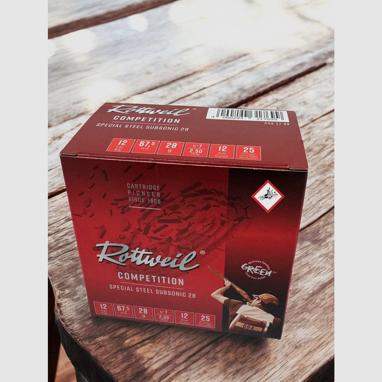 Rottweil Special Subsonic Steel Kal. 12/67,5 28g 2,5 mm