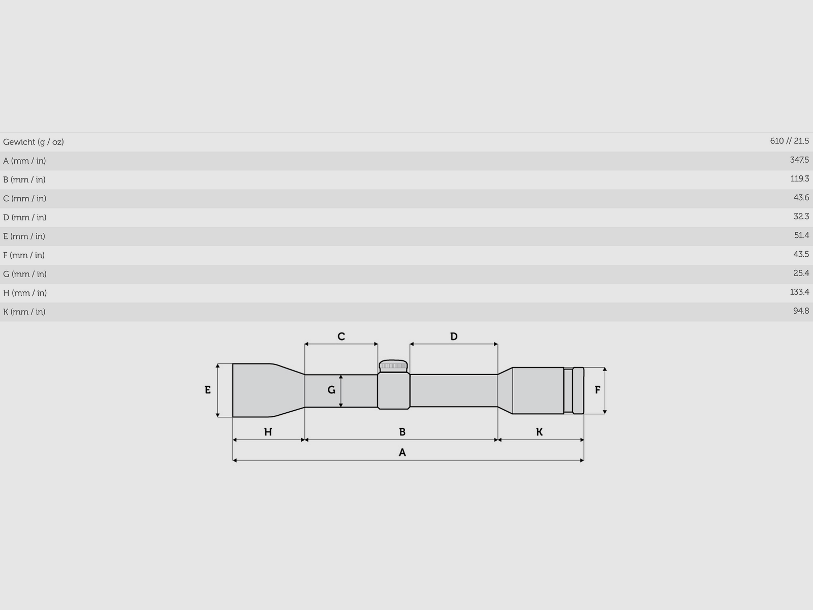 Meopta 1032575B MeoPro telescopio di puntamento Optika5 4-20x44 reticolo ZPLEX 2 piano dell'immagine
