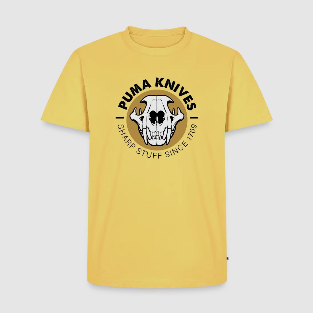 PUMA Men’s Premium T-Shirt "Skull Frontal Sharp Stuff"