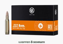 RWS Match-Caza 3,4g - 52gr. .222Rem