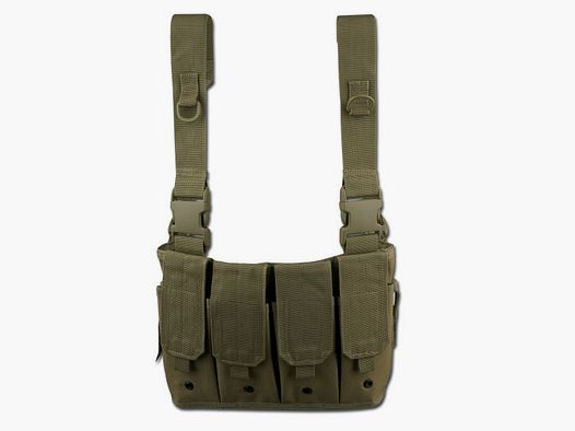 Mil-Tec Mag Carrier Chest Rig oliv