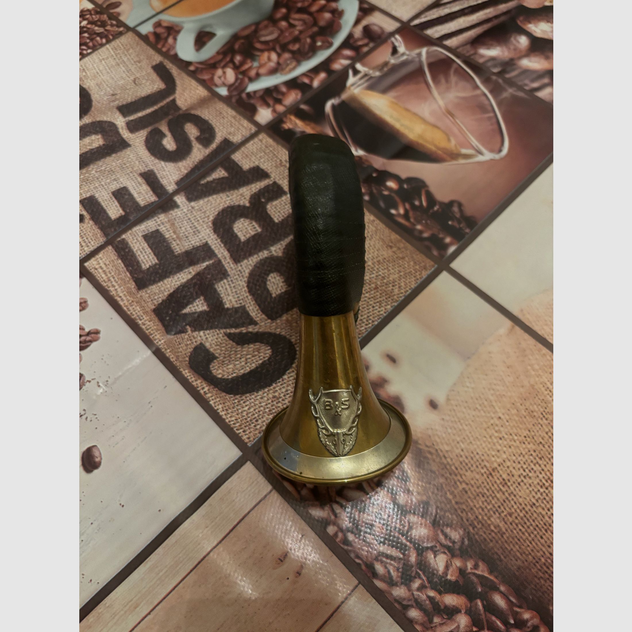 Original cor de chasse B&S avec embout rare