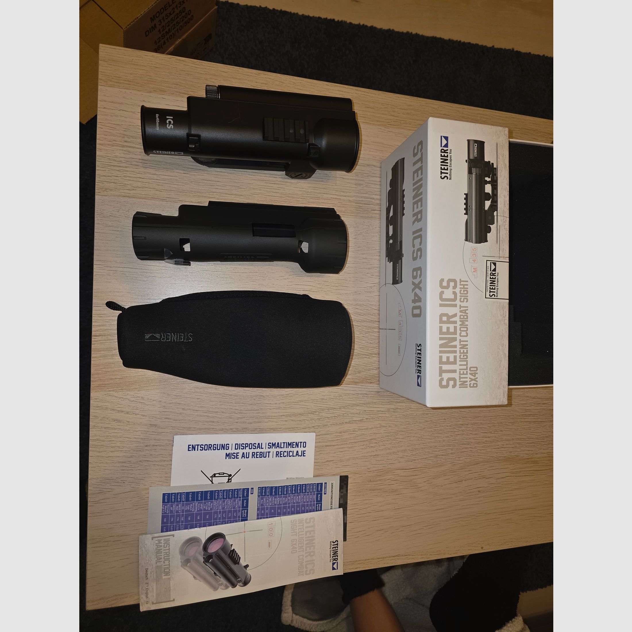 Steiner ICS 6x40 Zielfernrohr mit Entfernungsmesser