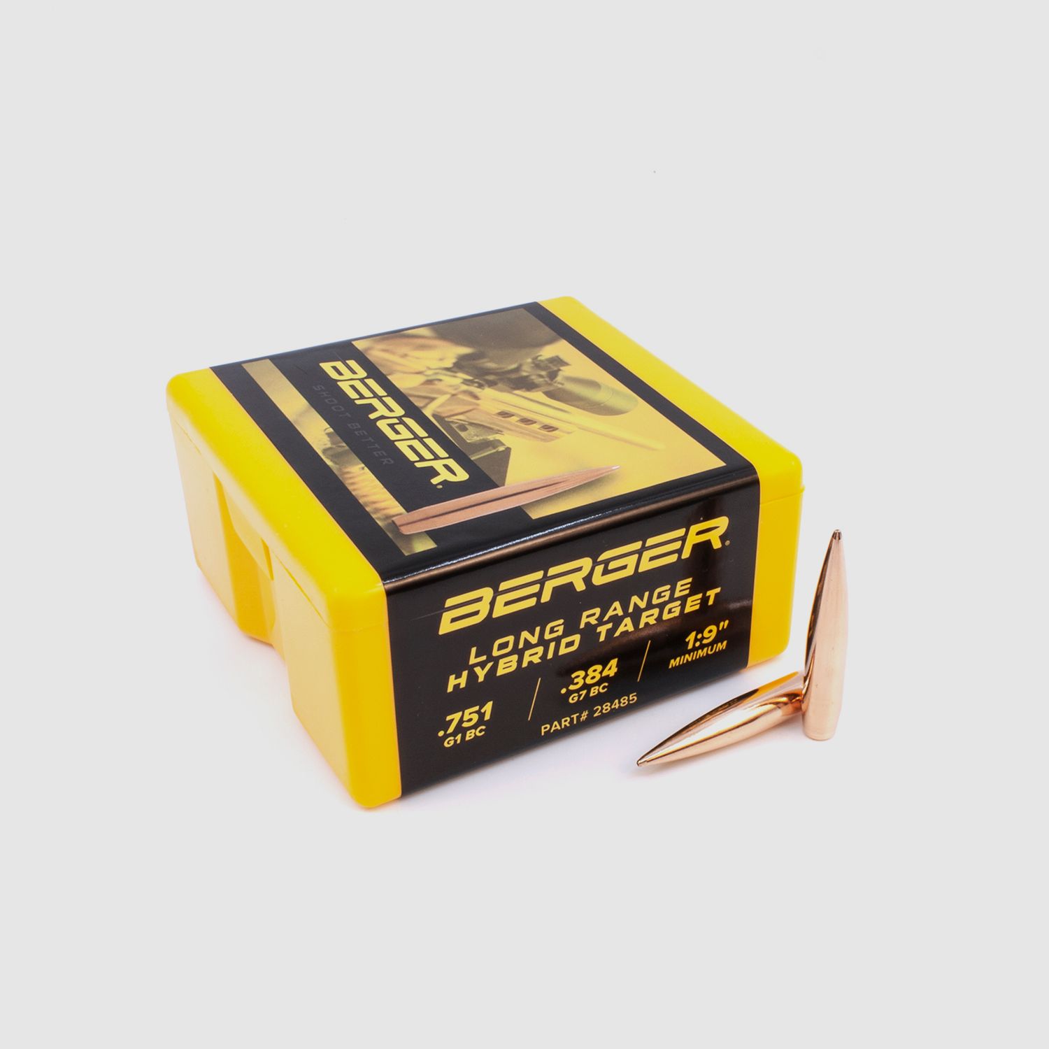 Proiettile Berger 7mm/.284 Long Range Hybrid Target 190GR 500 pezzi
