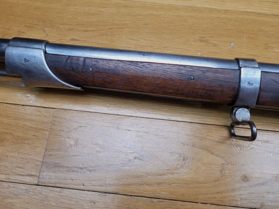 Seltenes bayerisches Gewehr Podewils Lindner 1858 / 67 – Hinterlader – Bayerische Guard – Krieg von 1870/71 – Äußere Zustand, Lauf und Mechanismus einwandfrei – TBE+, Bild 13 von 22