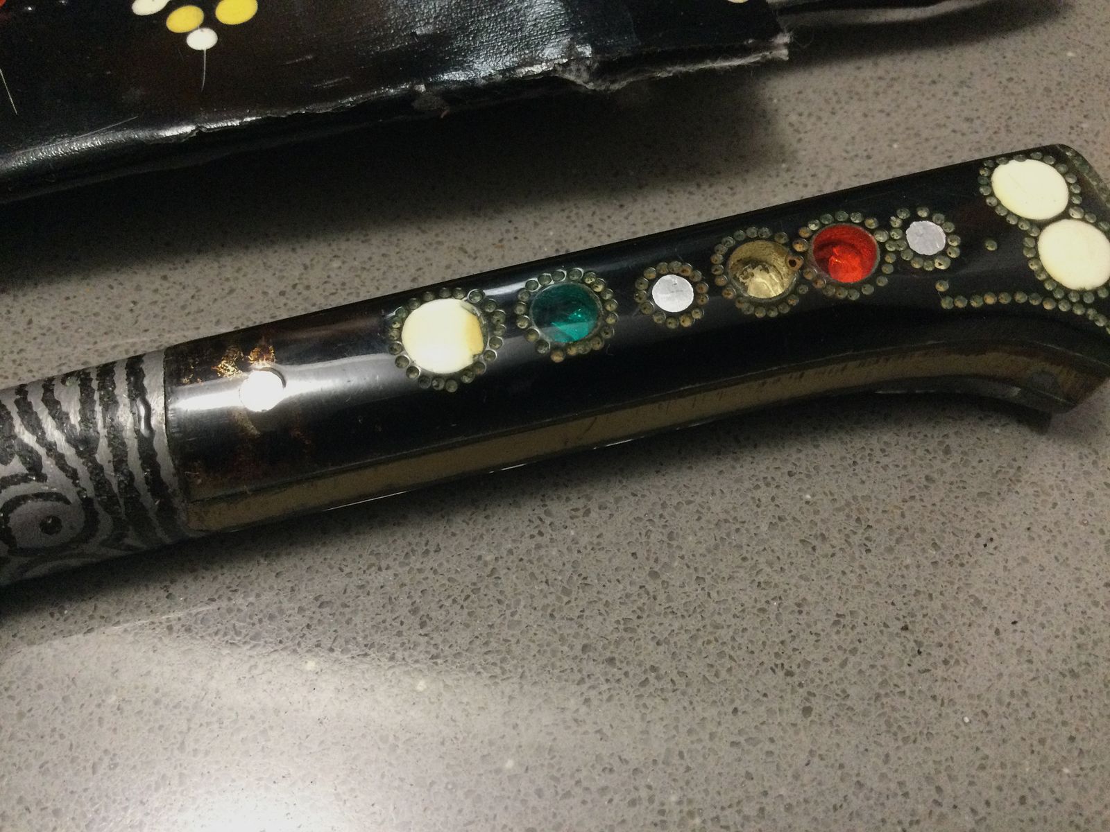 Knife Old, Tartar style, Crimea, very beautiful collector's item.