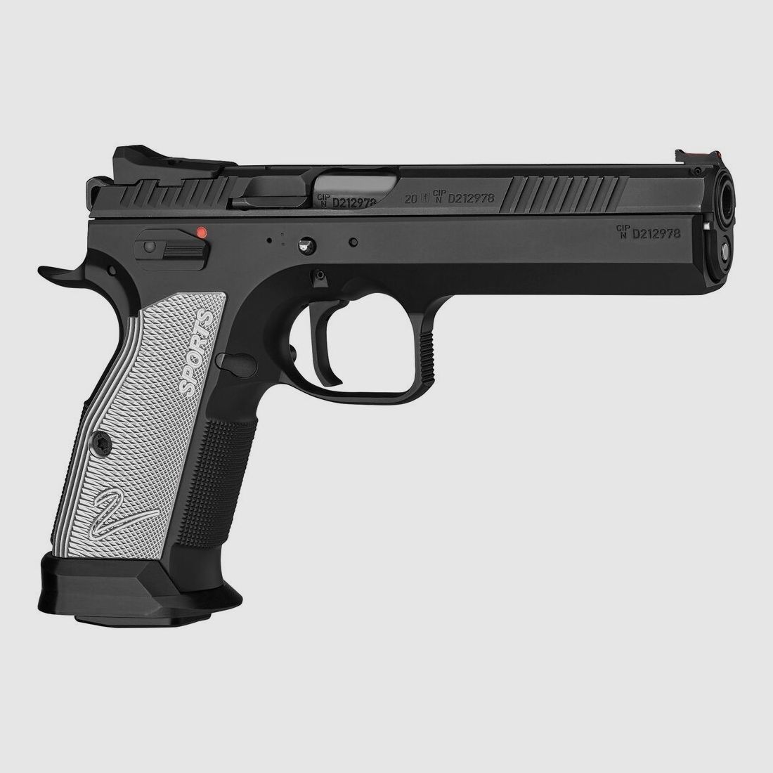 CZ TS 2 Silver Kaliber 9 mm Luger - Magazinkapazität 20 Patronen Pistole