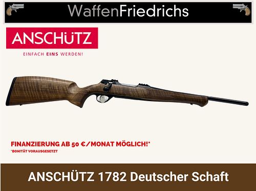 ANSCHÜTZ 1782 Deutscher Schaft - LL 47cm - Premium Holzklasse - WaffenFriedrichs