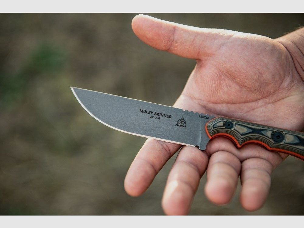 TOPS Knives Muley Skinner Tan Black G10 cuchillo desollador, Bild 26 von 30