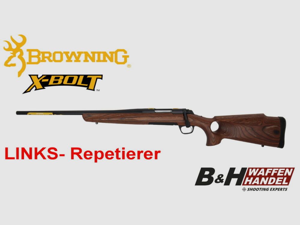 Browning X-Bolt Eclipse LH Lochschaft braun LINKS Repetierer
