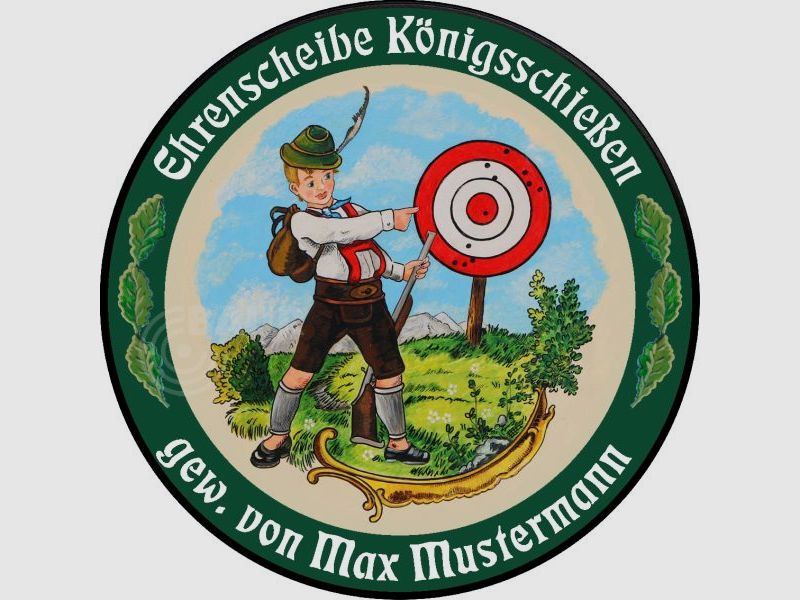 Schützenscheibe ECO-LINE Motiv 238