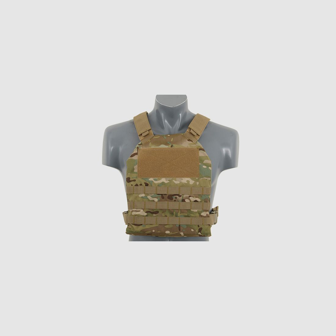 Simple Plate Carrier with Dummy Soft Armor Inserts - MC