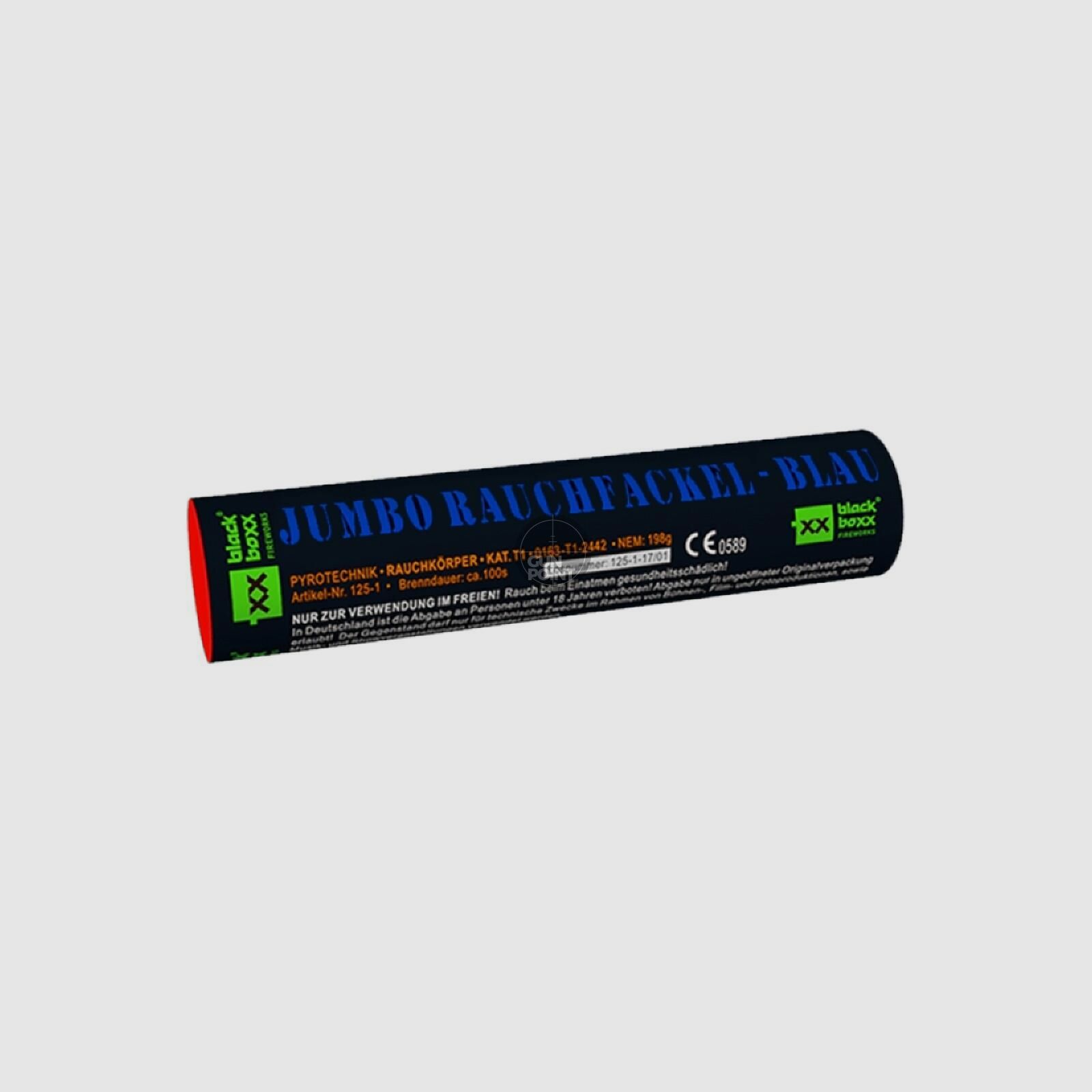 Blackboxx Jumbo Rauchfackel 100 Sek. - Blau