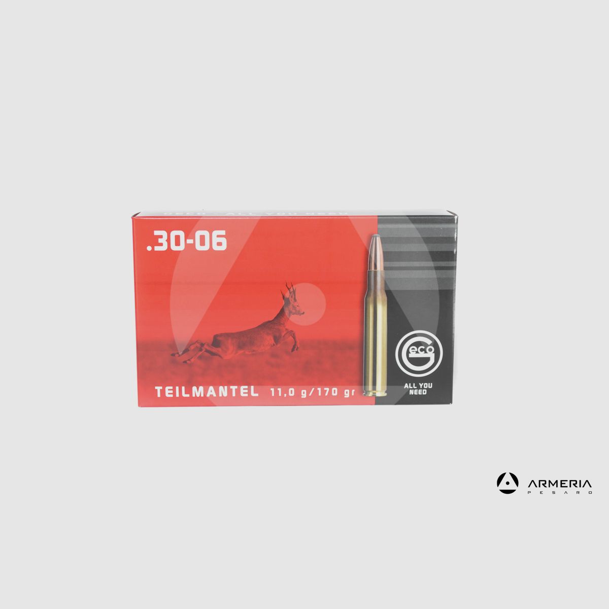 Geco Ogive Partielle calibre 30-06 170 grains – 20 cartouches, image 1 sur 2