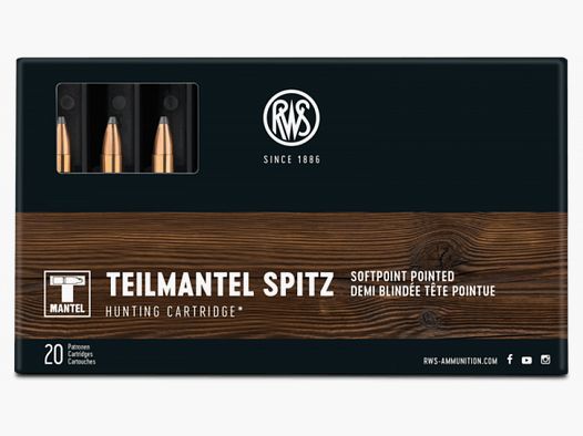 RWS ID CLASSIC 5,6x52R TEILMANTEL SP - 71 GRS / 4,6 G.- 20 SCHUSS