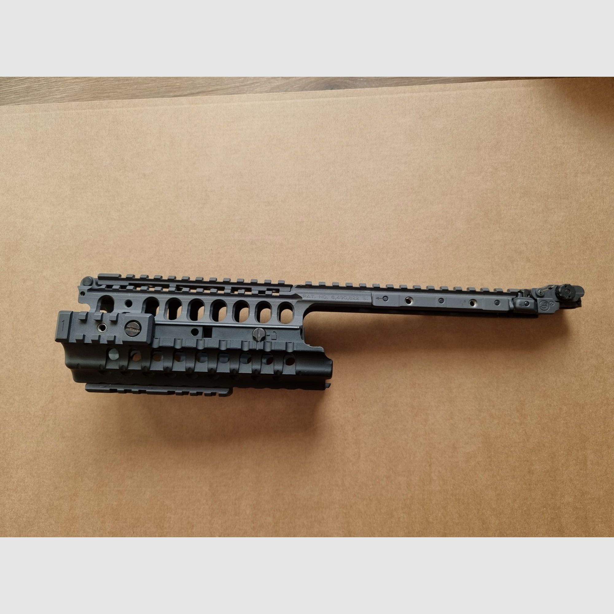 *RARE* A.R.M.S. - #50-C Rail System with #41-BL Folding Gas Block Sight and #40-L Rear Sight - 2000s AR15