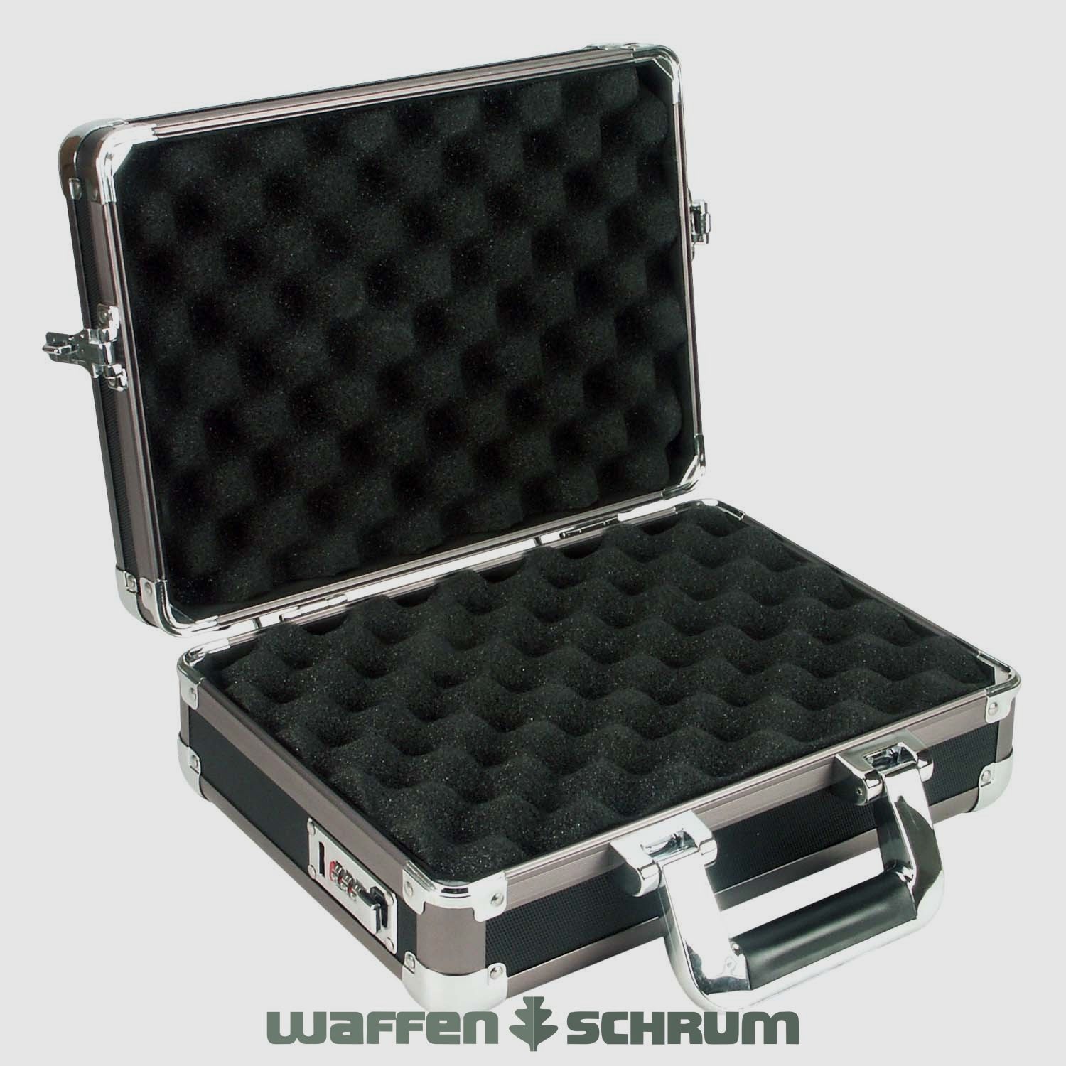 Fritzmann Aluminium-Kunststoff-Koffer für Pistole 34x22x8cm