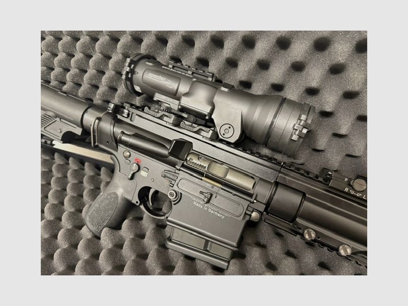 Heckler u. Koch MR308 13" incl. Elcan Specter DR 1,5x / 6x kal. 7.62, FDE richtkijker