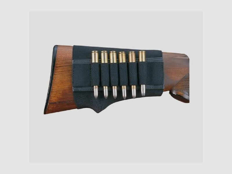 Gewehrschaft-Patronenetui für 6 Kugelpatronen