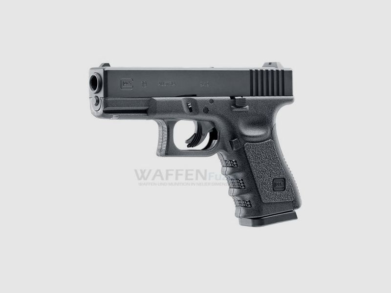 Glock 19 CO2 pistol caliber 4.5mm BB with metal slide