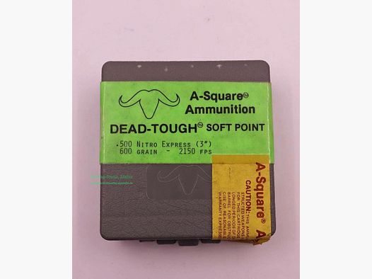 A-Square Munitie Geweerpatronen .500 N.E. / 3''