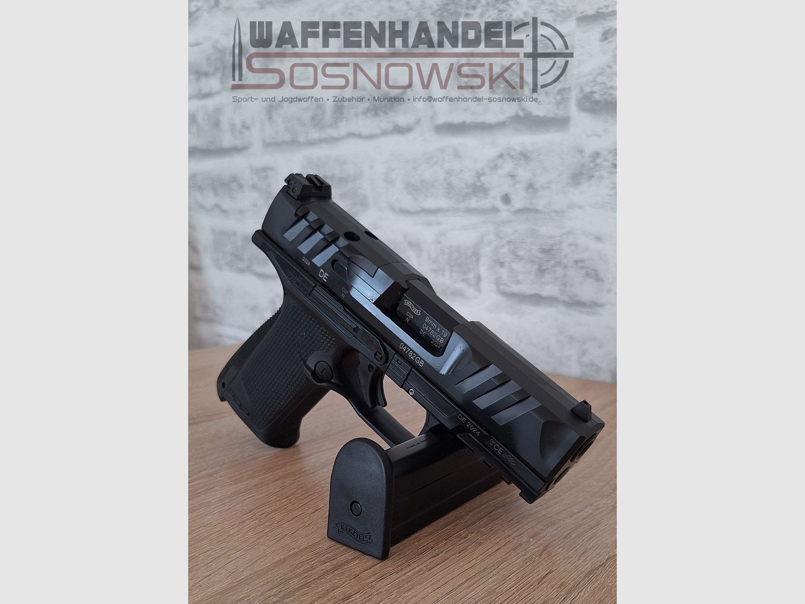 Pistola Walther PDP F-Serie OR 4" Femenina 9mm Luger