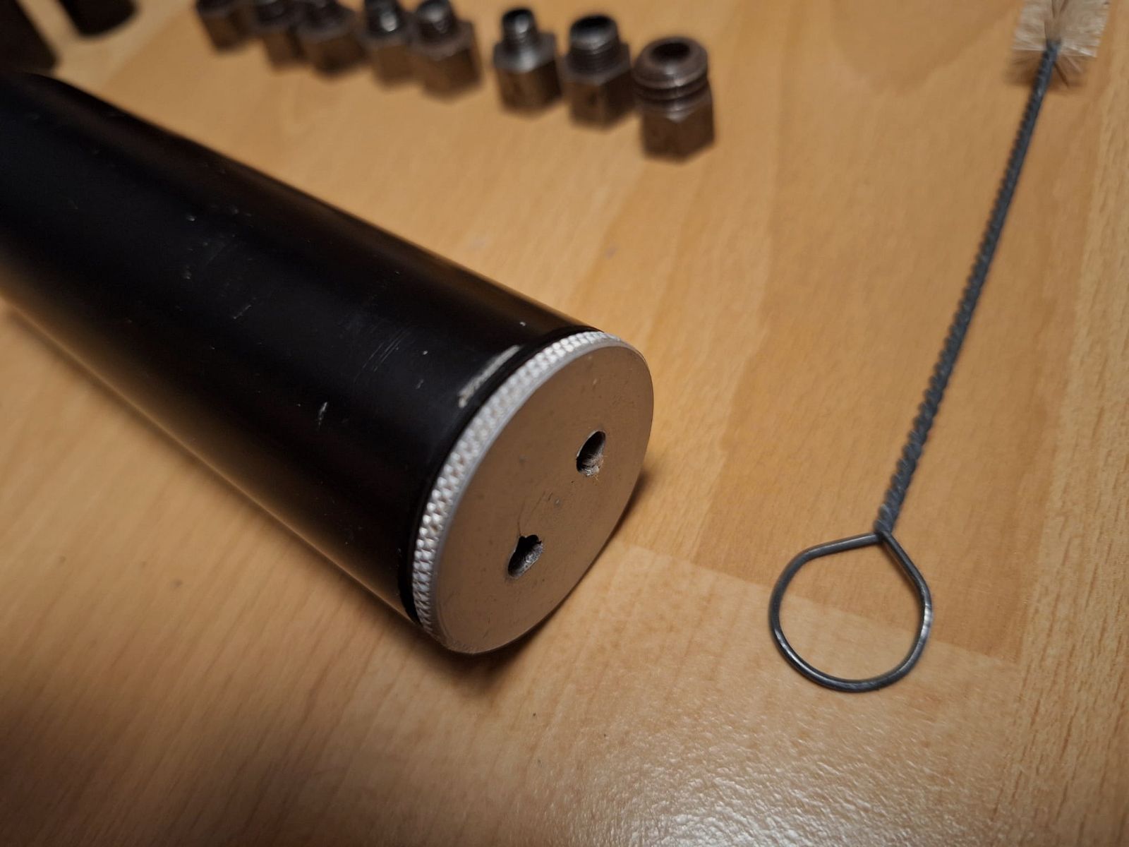 Röhm Sicherheitskompensator/Schalldämpfer Set mit Adaptern und Abschussbechern