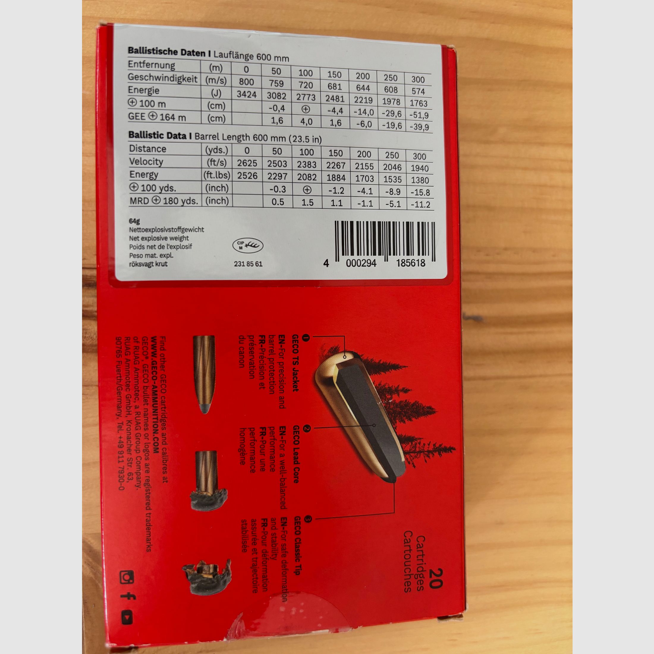 Geco Softpoint - 7x57 - 15 disparos