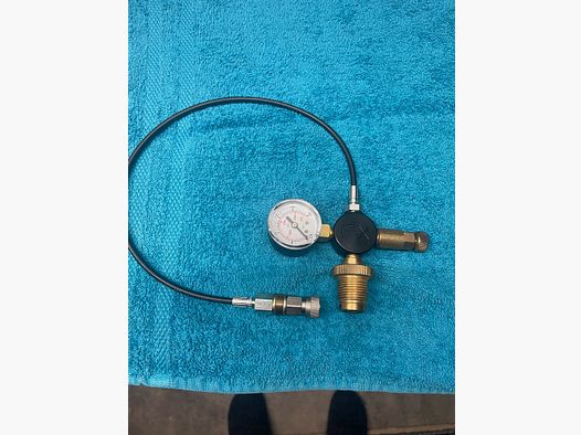 Füllschlauch mit Manometer Druckluft 200 und 300 bar FX Adapter NEU