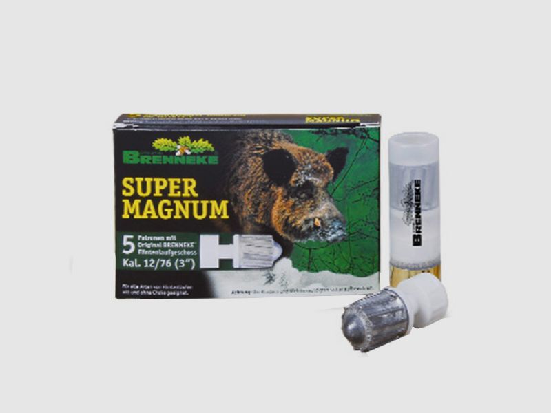 Brenneke Super Magnum .12/76 39g 5 patronen