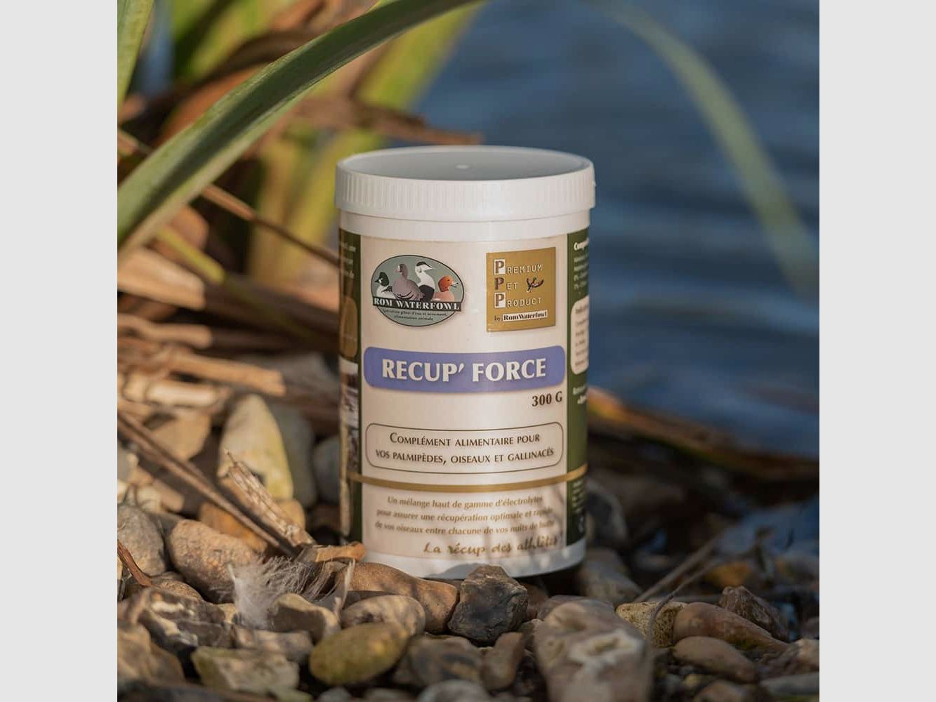 RomWaterfowl Récup Force 300g - Electrolitos para la recuperación de reclamos