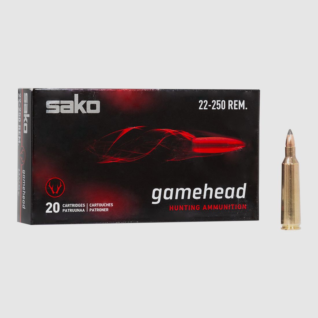 22-250 REM SAKO GAMEHEAD 55gr