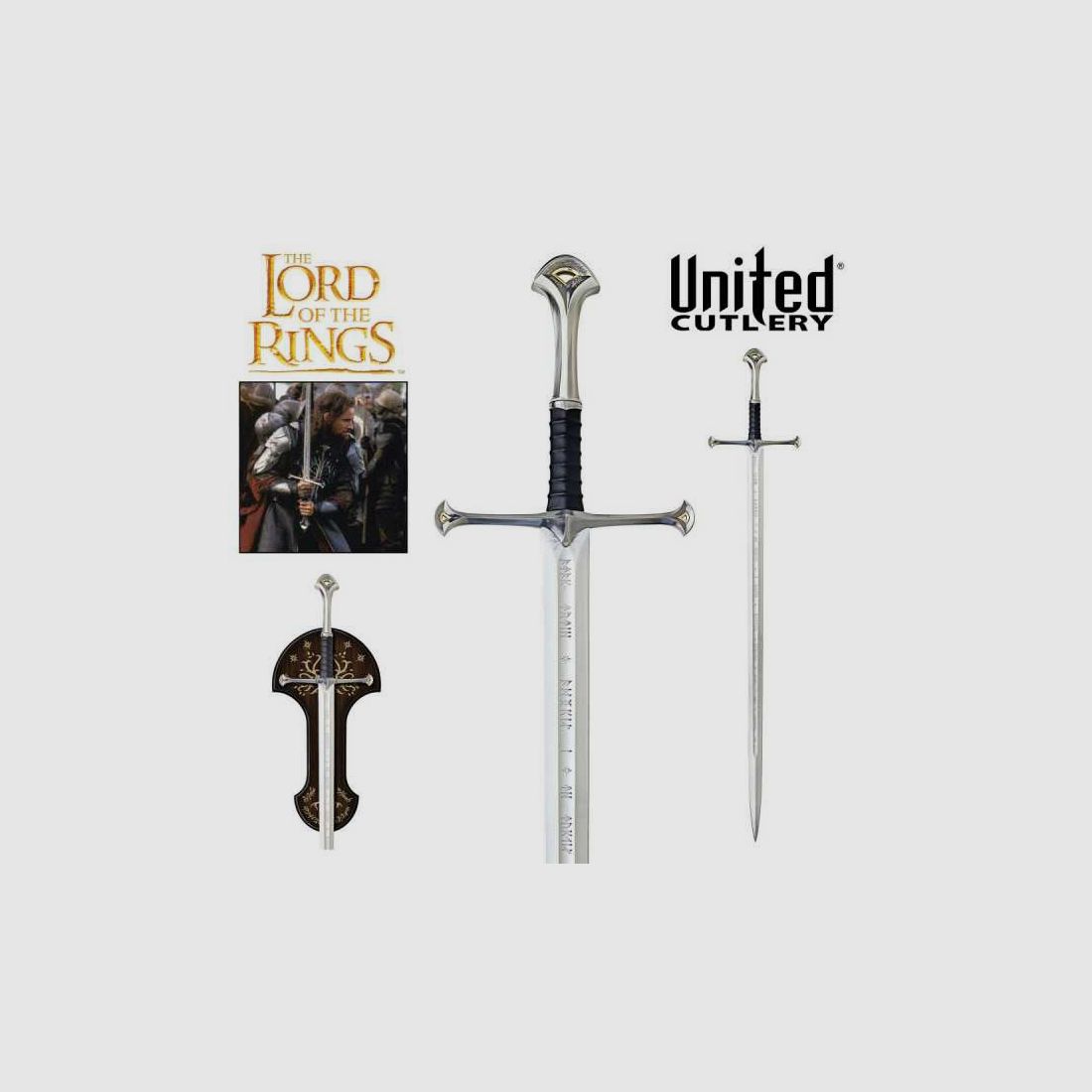 Herr der Ringe Anduril Flamme des Westens Schwert König Elessars