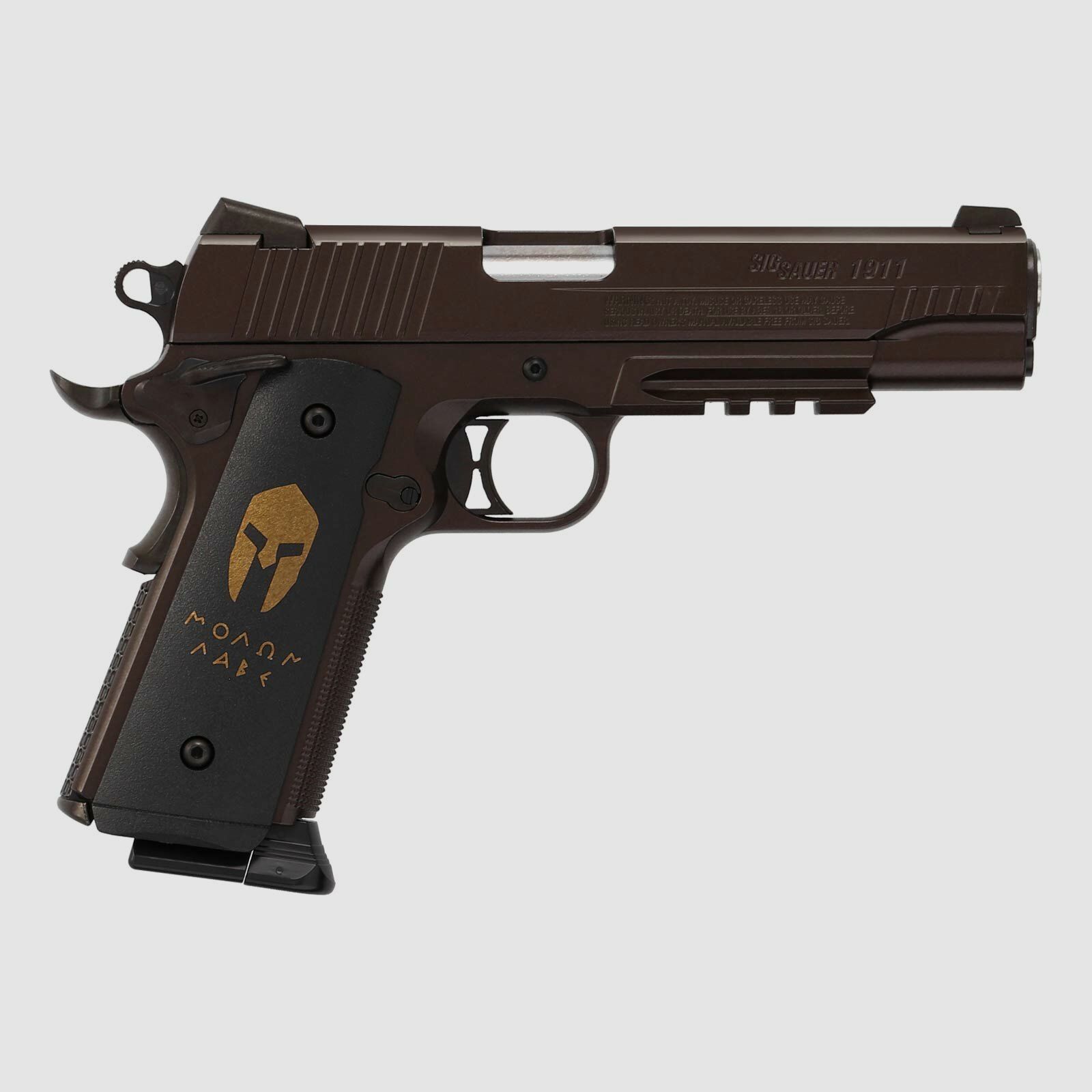 Superset Sig Sauer 1911 Spartan Fullmetal Co2 Pistole Blow Back 4,5 mm BB (P18)